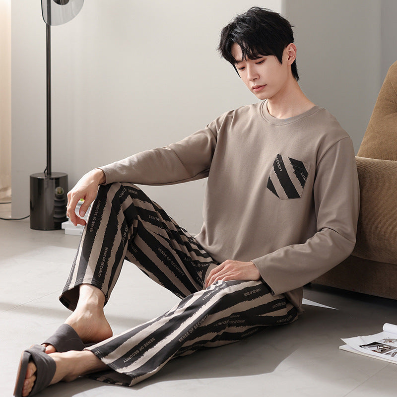 Coton Manches longues Coton complet Casual Vêtements de maison