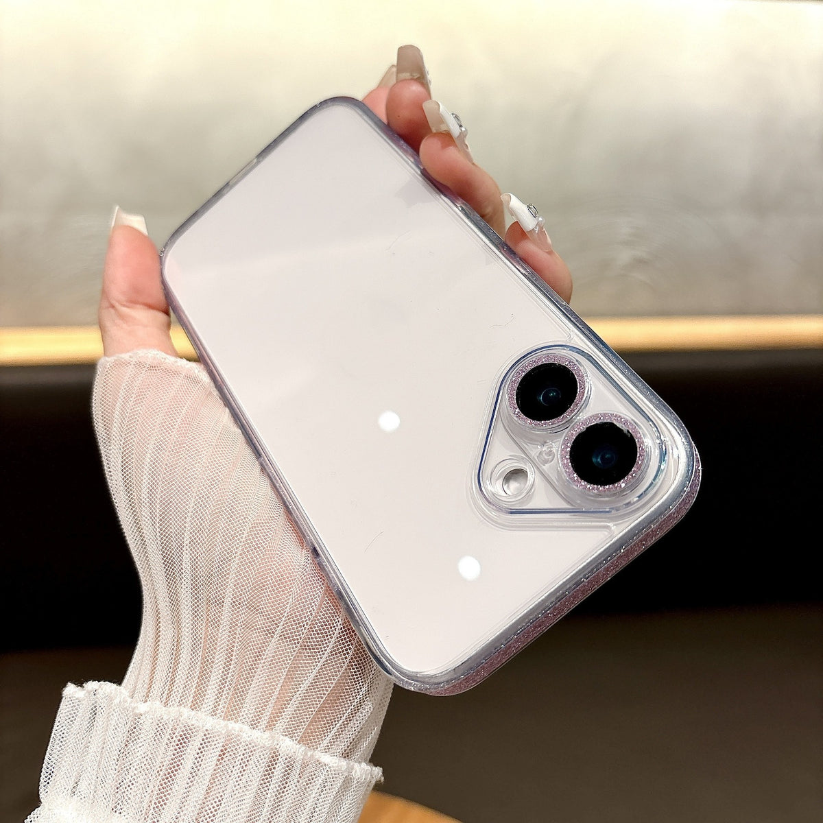 Couverture de protection en verre transparent pour boîtier téléphonique