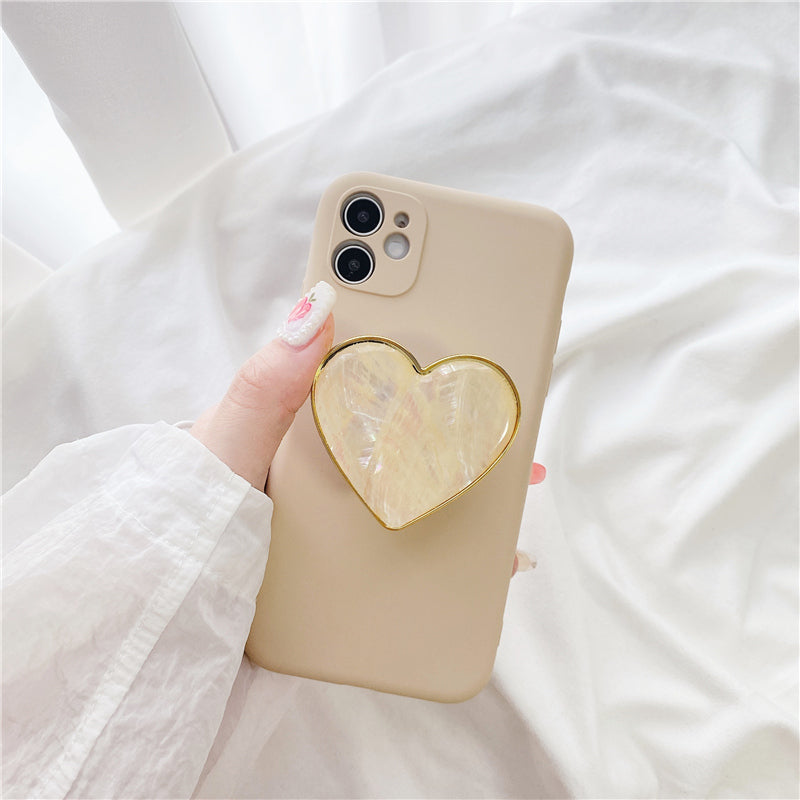 Khaki est adapté pour Apple mobile porte-case silicone liquide anti-goutte