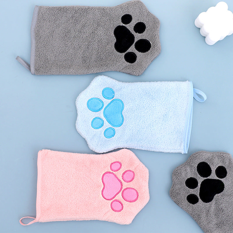 Serviette spéciale pour animaux de compagnie à séchage rapide Gants