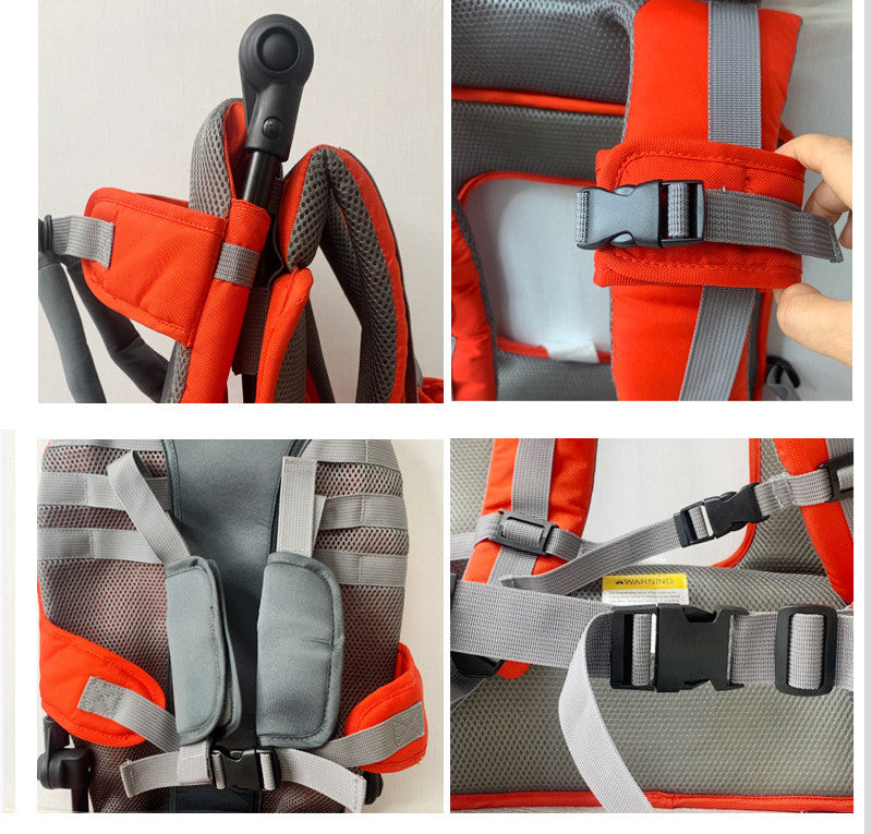 Siège d'épaule de selle pour enfants Porte-bébé Barre d'épaule Sling Papa à pied