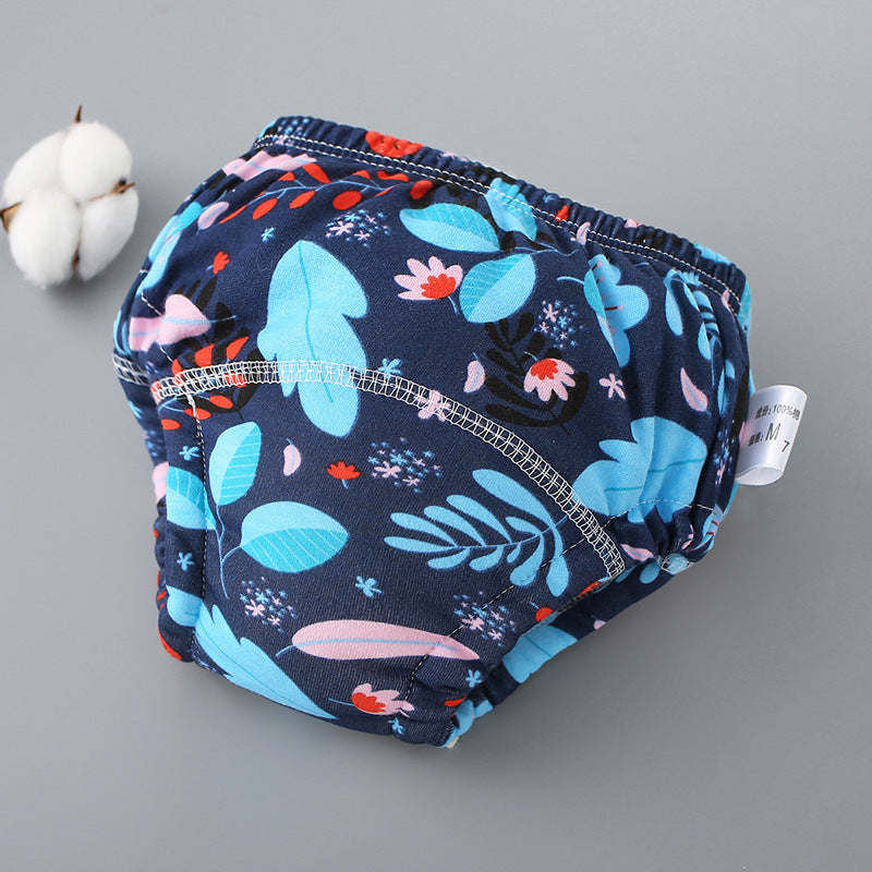 Pantalon d'entraînement pour bébé Pure coton respirant 6 couches Lavable Couche pour bébé