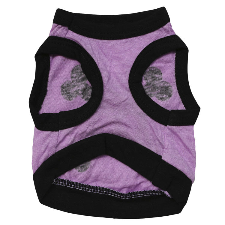 Chien Vest Crâne Bones Halloween Cosplay Dog Tank Top Couleur Blocage Stretch Cats Costumes