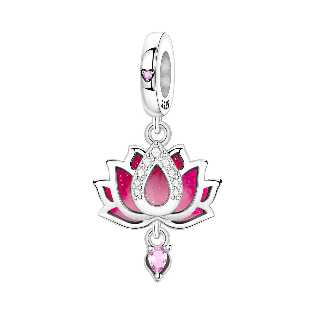 Lily de la vallée Iris et la fleur spinning bricolage bracelet pendentif accessoires