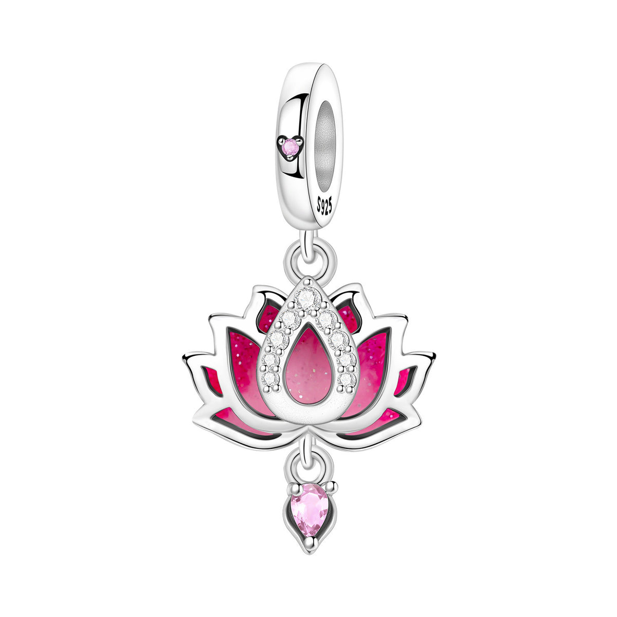 Lily de la vallée Iris et la fleur spinning bricolage bracelet pendentif accessoires