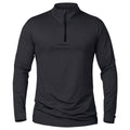 Pullover pour hommes d'Amazon Long Sleeve Sports Leisure Half Zipper Golf Long Sleeve Solid Color