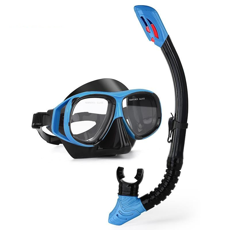 Masque de plongée et tuba sec avec option Myopia Availabl