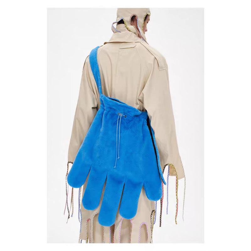 Bleu Four 14 pouces Vêtements de travail Gros gants Sacs de corps