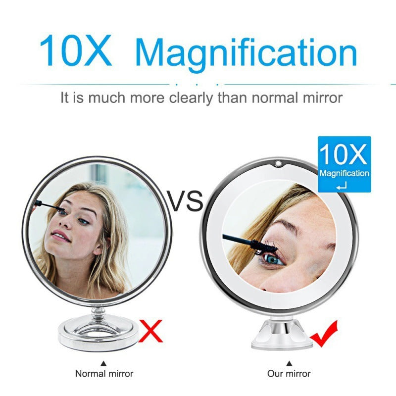 Miroir de maquillage conduit avec lumière supplémentaire