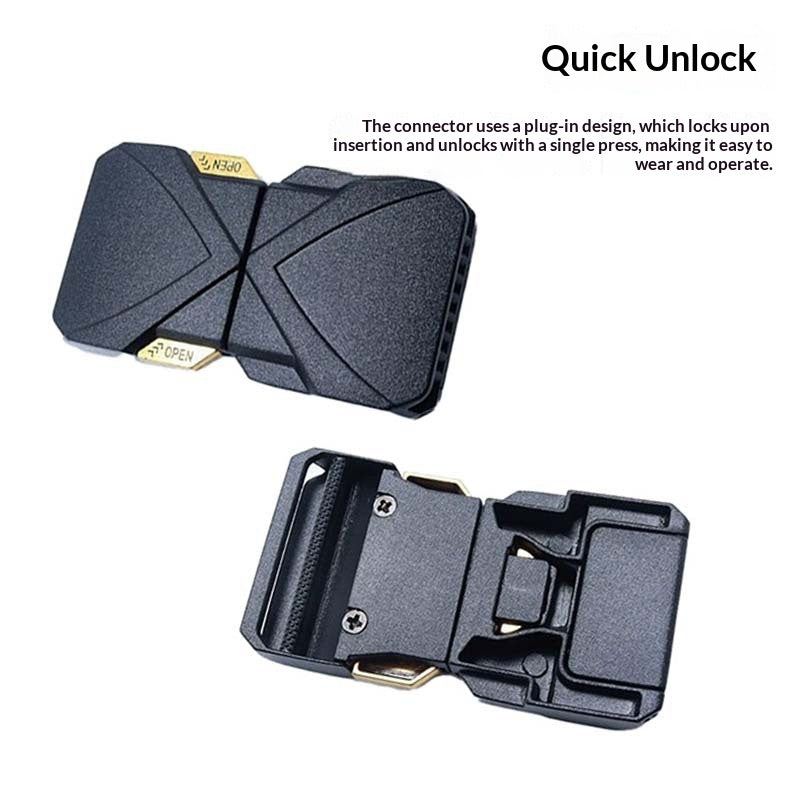 Ceinture tactique en nylon avec boucle réglable pour ajustement personnalisé