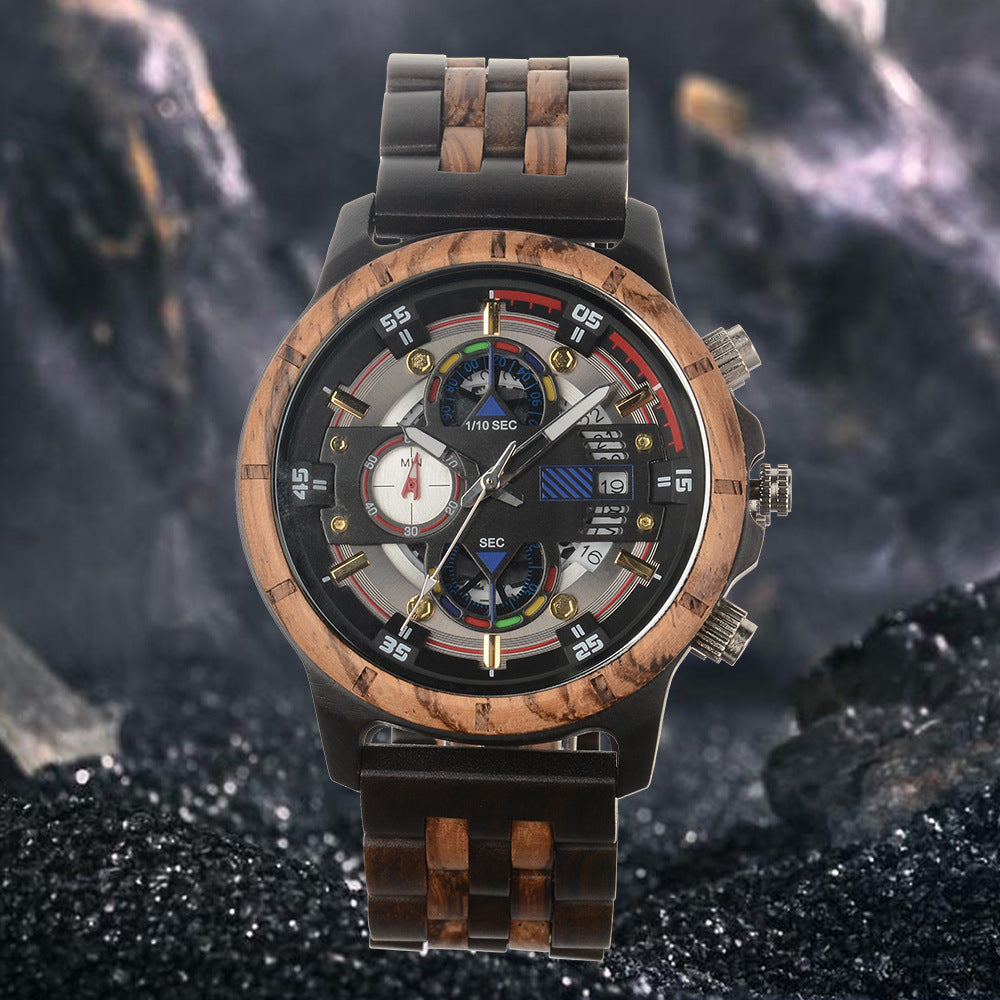 Montre Quartz Hommes multifonctions