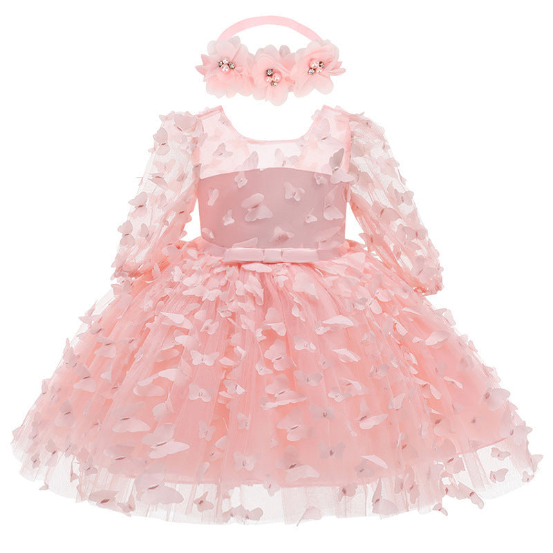 Bébé et tout-petit Robe à manches moyennes Enfants Robe formelle
