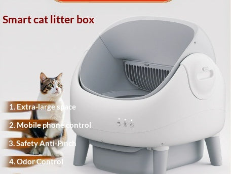 Top-chargement entièrement automatique Cat Litter Box Smart Cat Toilette Extra-grand Taille