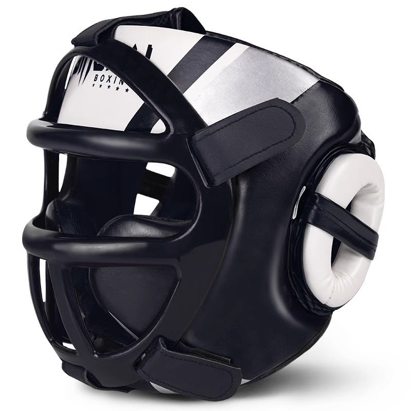Casque de protection complète pour Kickboxing Sanshou et Taekwondo