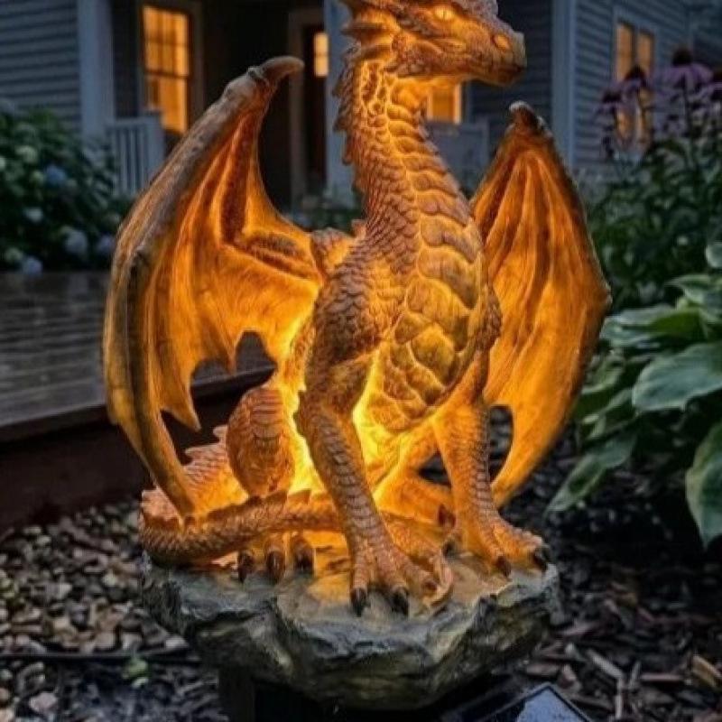 Nouveau Patio lumineux à dinosaure à puissance solaire