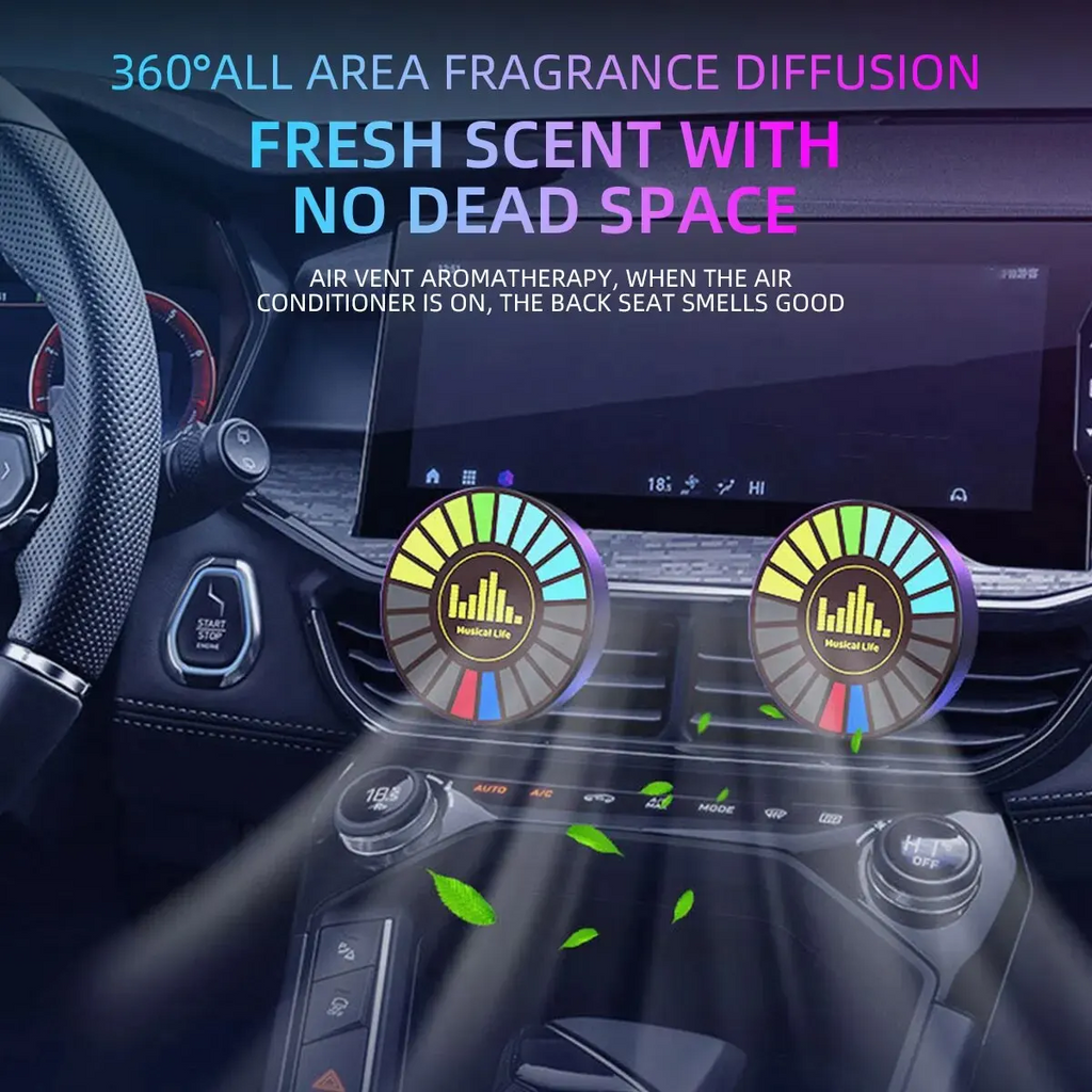 Led Music Sound Control Light Rhythm Lampe RGB Car Ambient Light Adjustabl Automotiv