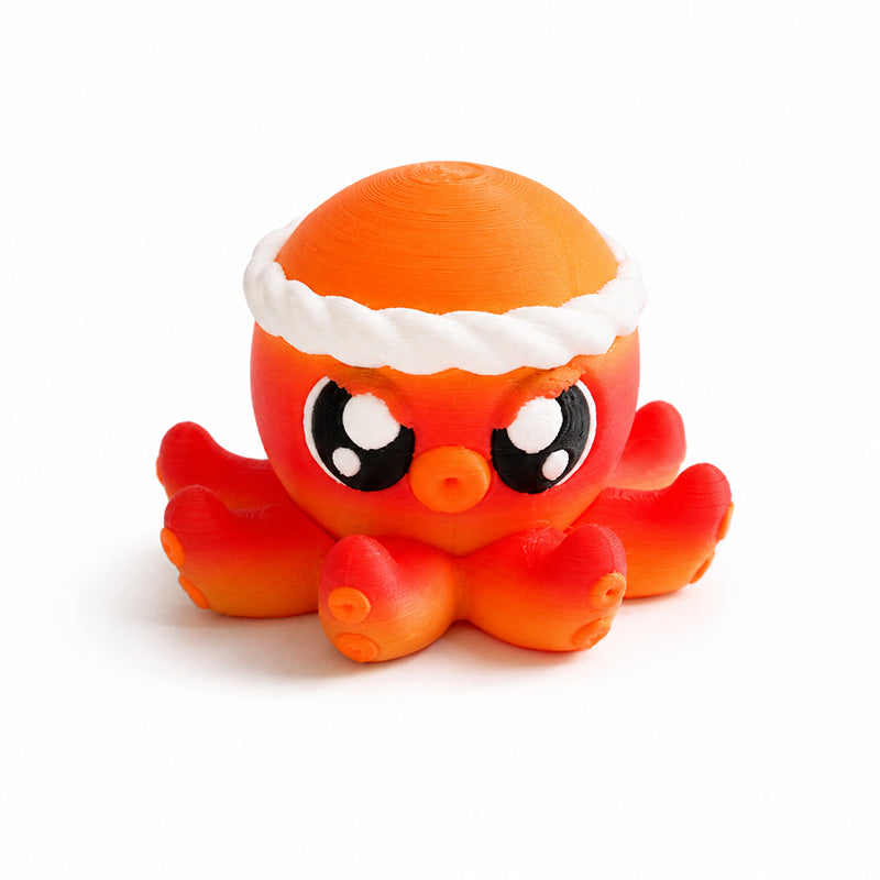 3D Imprimé Spinning Octopus Fidget Toy Cute Desk Stress Relief Accessory