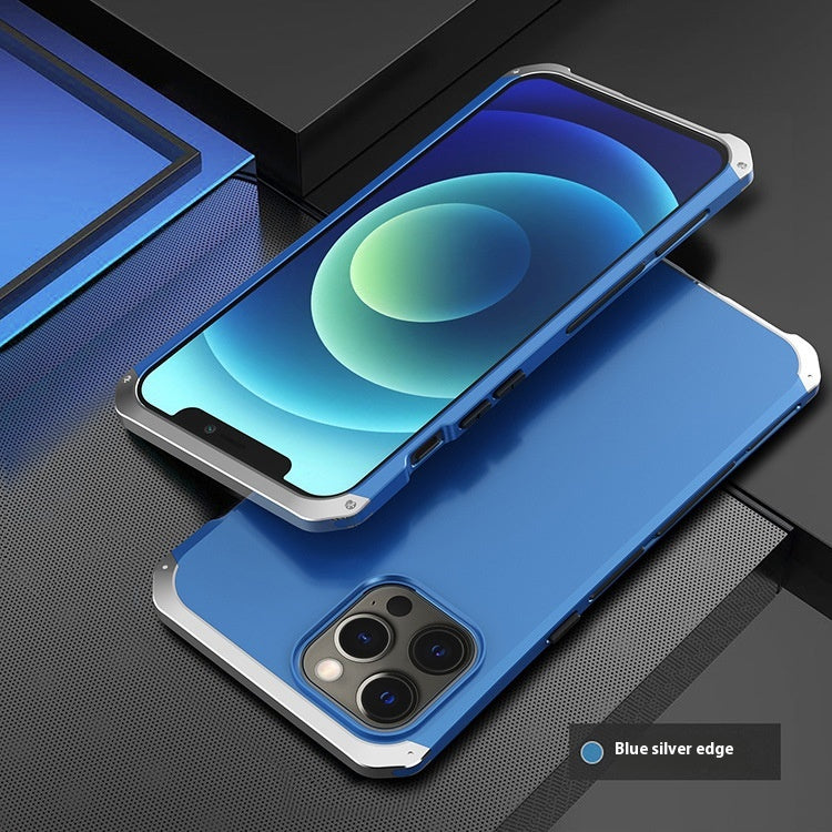 Étui de téléphone à vis métallique résistant à la chute