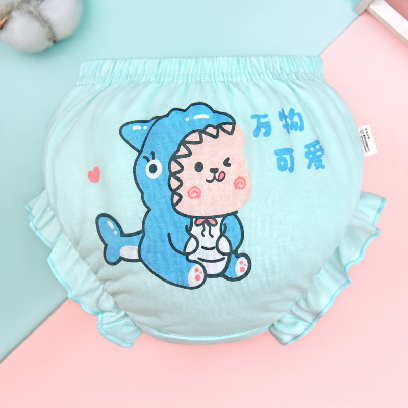 Short de style coréen Slip pour enfants Sous-vêtements pour filles sans Pp
