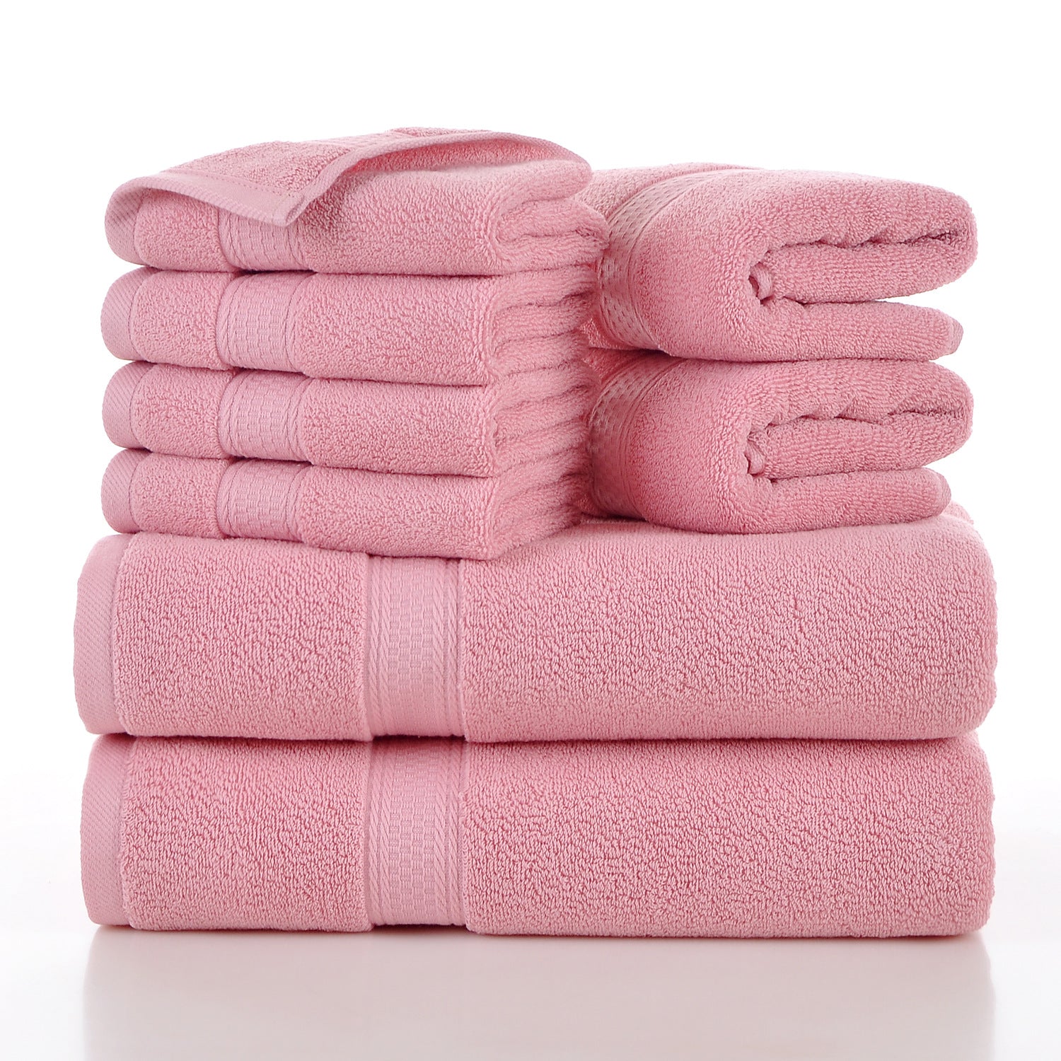 Serviettes de ménage Ensemble de huit pièces doux et absorbant