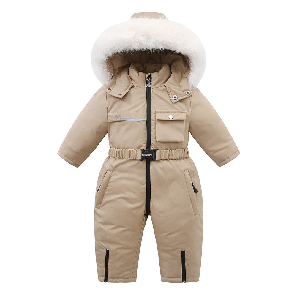 Ski bag for children in autumn and winter