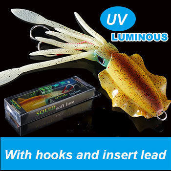 Lure de pêche au calmar bionique UV de haute mer