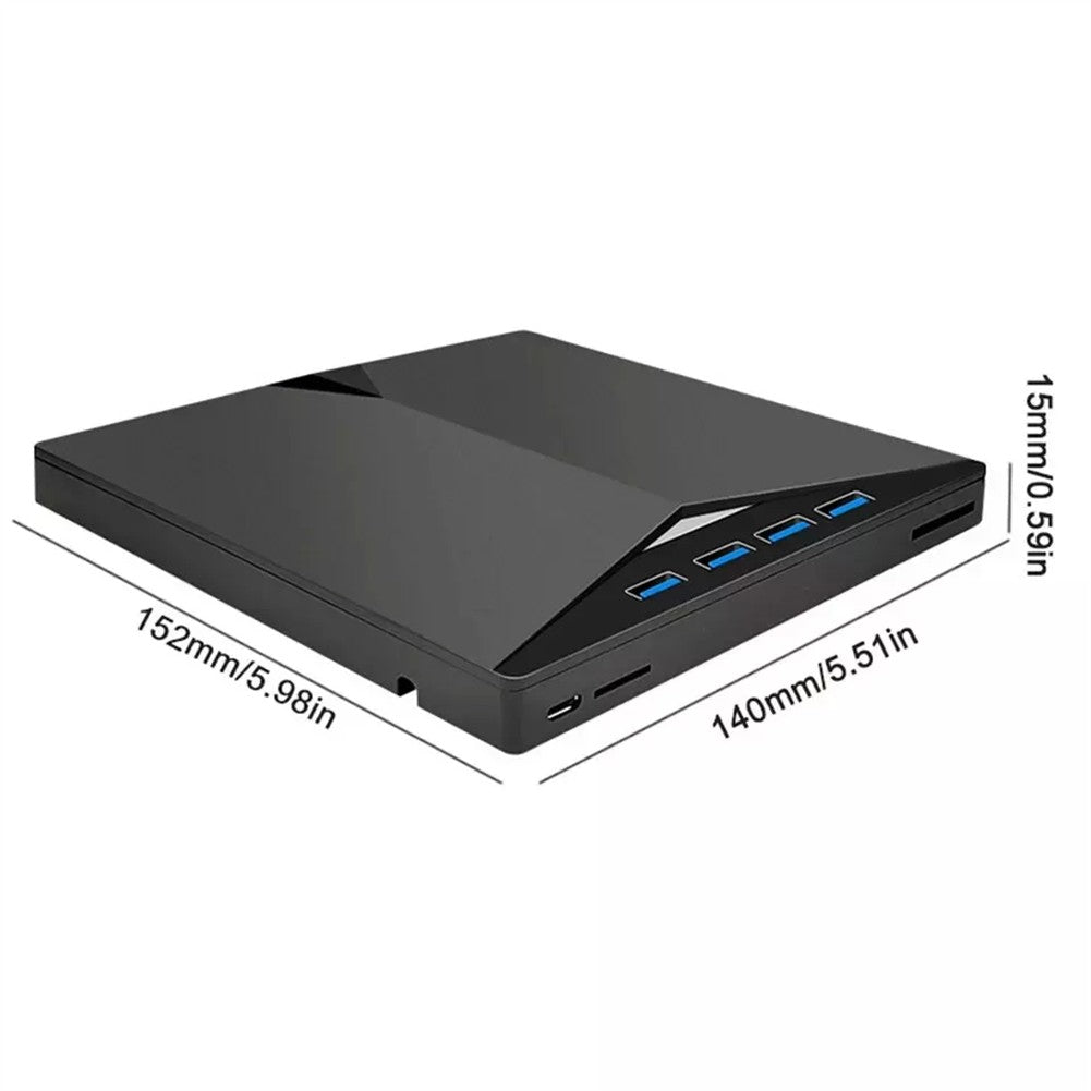 7 In1 USB externe 3.0 DVD CD RW lecteur de lecteur de graveur lecteur pour ordinateur portable