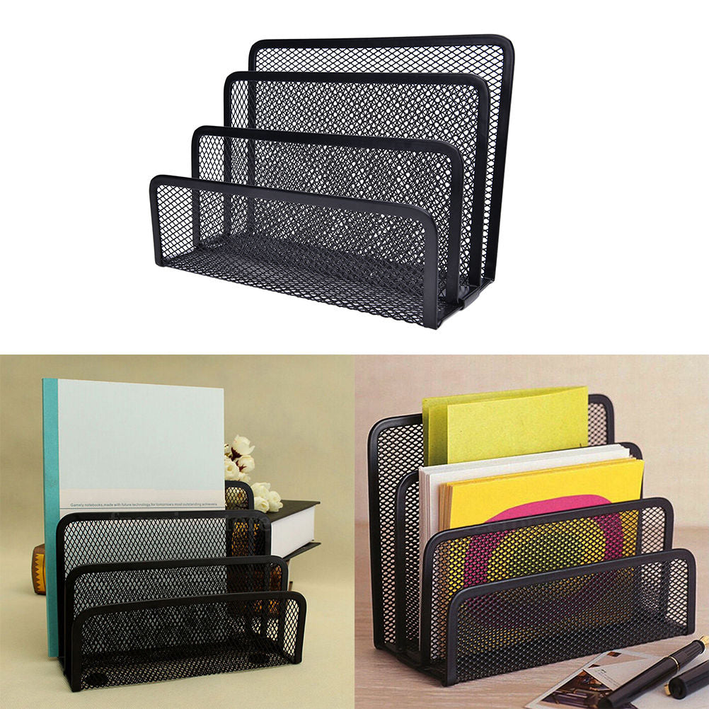 Bibliothèque étagères Bureau-Organisateur Mesh Maison Métal 1pcs