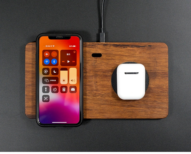 Chargeur de téléphone portable double chargeur sans fil