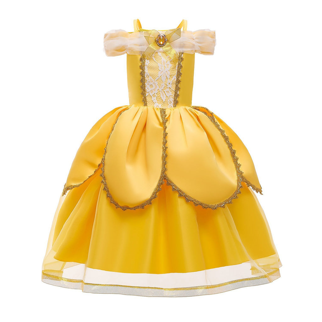 Filles Belle Princesse Costume Coton Blend