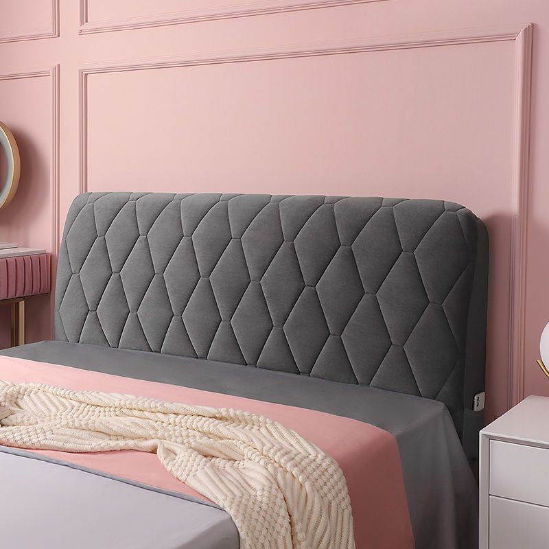 Tissu tout inclus Soft rembourré Protection tête de lit en bois