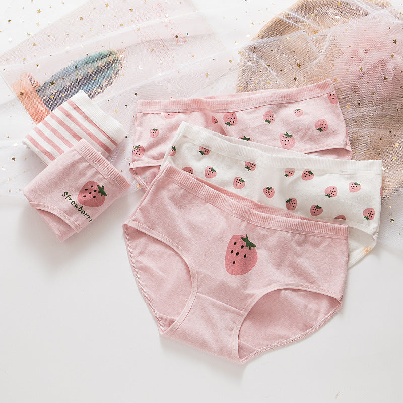 Sous-vêtements mignons en coton pour filles