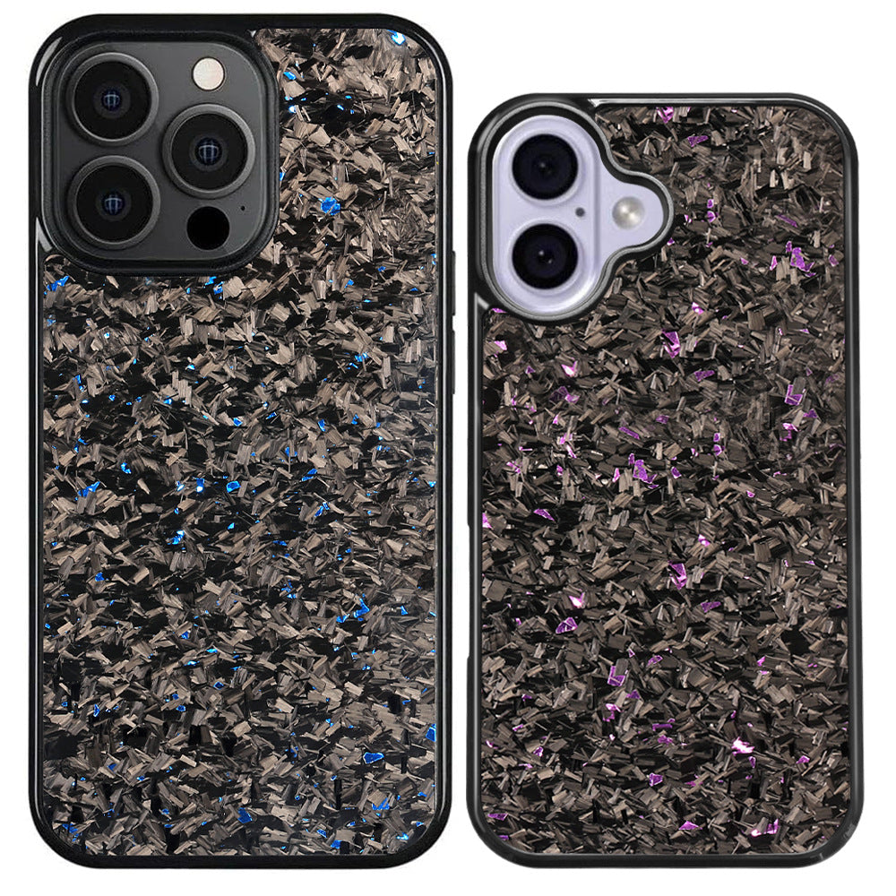 Coque de téléphone en fibre de carbone forgée résistant à la chute