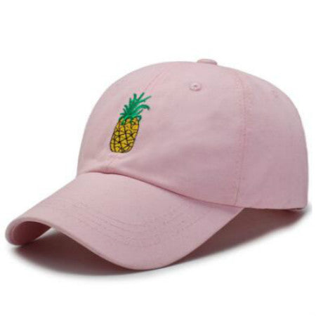 Cap de baseball en ananas brodé Coton réglable