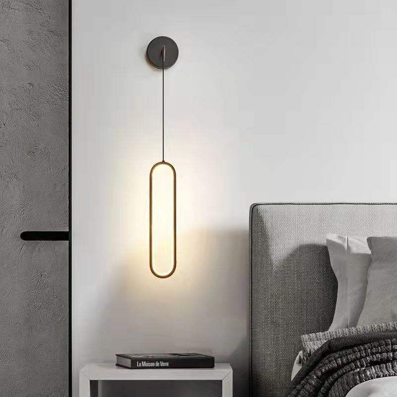 Modern Minimalist Bedside Lampe Murale Salon Mural Ampoule Nordique Internet Célébrité