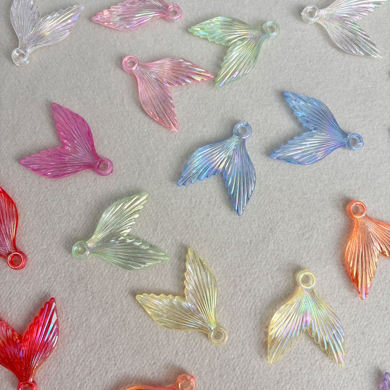 Perles de queue enduites d'acrylique