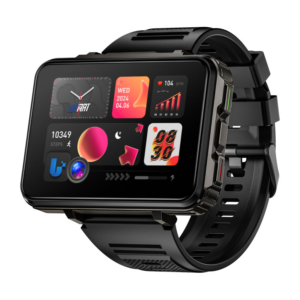 Grand écran Smart Watch 4G Android système caméra double