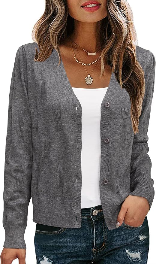 Culotte cardigan casual légère anti-épaule haut