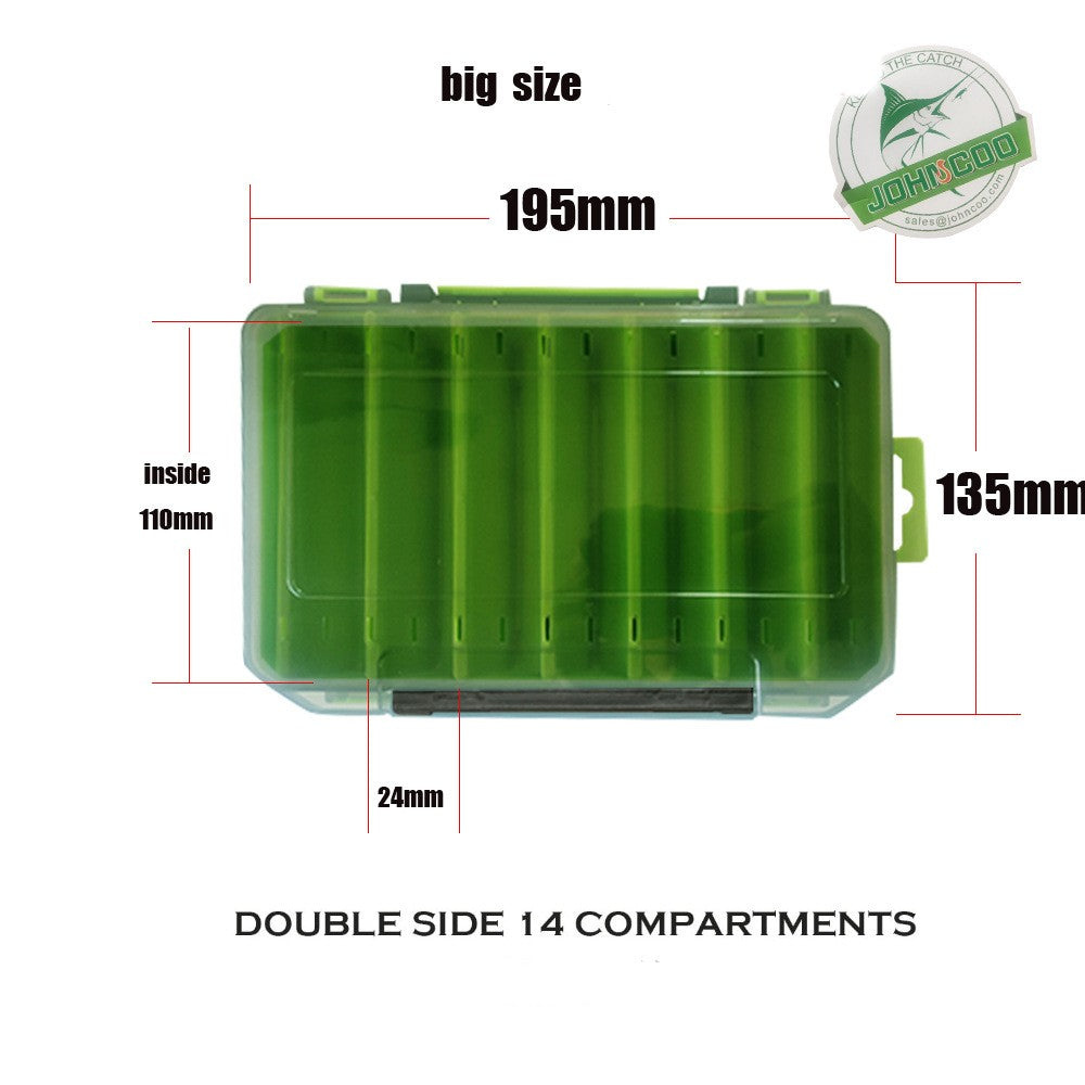 Stockage double face de la boîte de rangement double couche