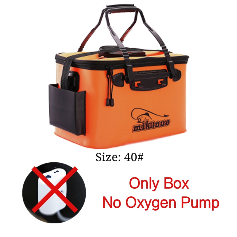 EVA sac de pêche portable pliant Thicken Live Fishing Box Tank Bucket Camping Fishing Tack