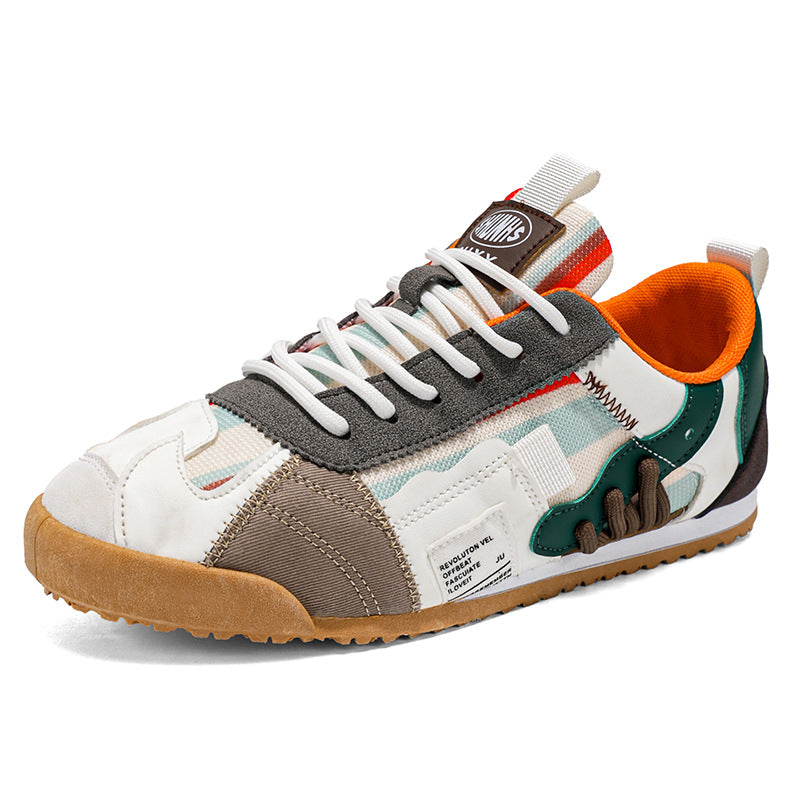 Stylish Versatile Color-block Men's Shoes