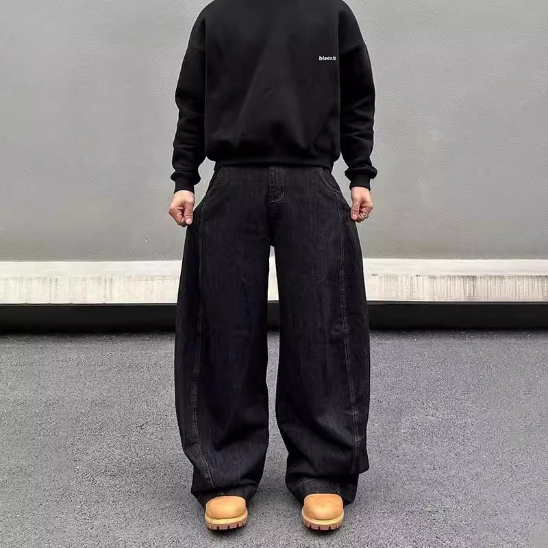 Hommes style américain Vintage Large-leg Bootcut Jeans