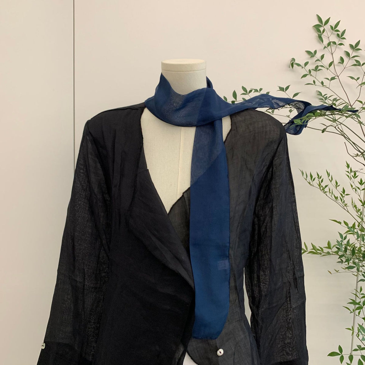PrintempsSummer Écharpe courte en soie pour les femmes