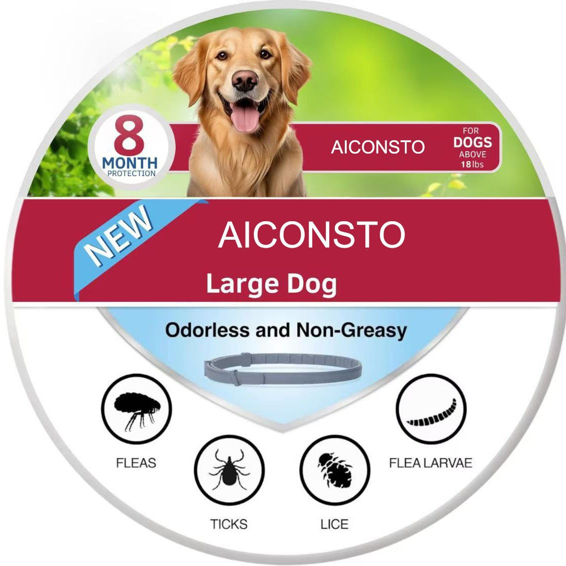Collier anti-insectes pour chien chat