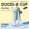Tritan water bottle style with a tea infuser