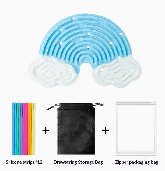 Silicone Space Cube Compression Board Educational Toy