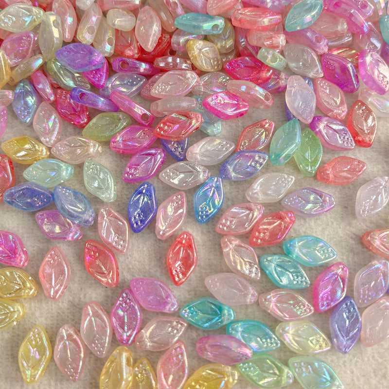 Perles lisses en acrylique bitones foncées
