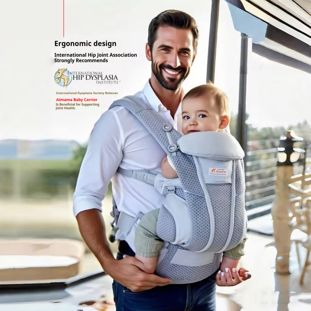 Four-season breathable baby carrier for outdoor travel and walks with your child