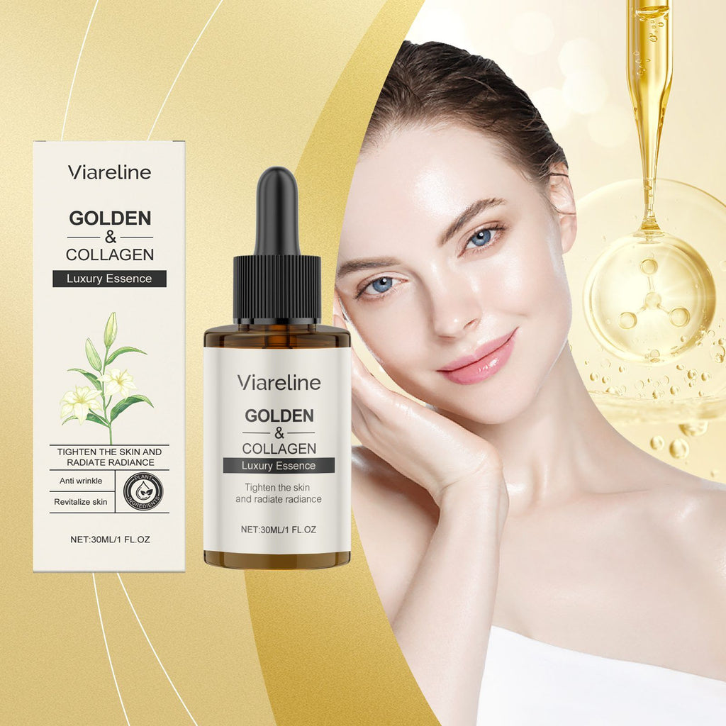 Sérum d'humidité du visage de collagène doré VIARELINE