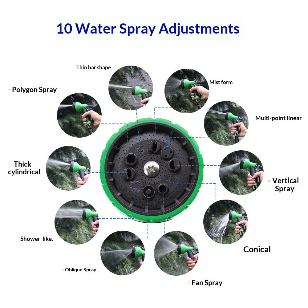 10 modèle jardin jet d'eau pistolet Buse haute pression réglable tuyau pulvérisateur pour voiture était